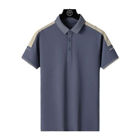 Men's Polo Short Sleeve Lapel Casual Top
